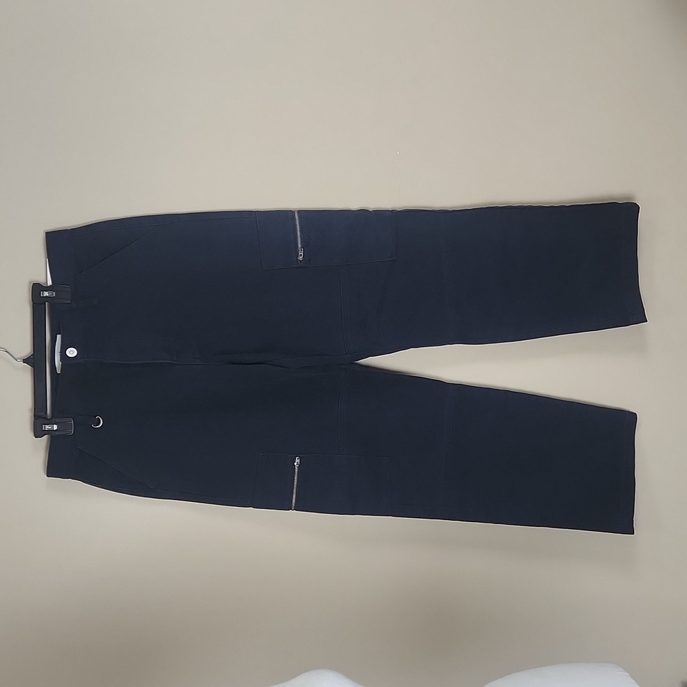 Kancan high rise back drat straight navy (cargo style woman jeans size 9/28